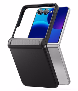 Ringke Onyx Flap maciņš modelim Samsung Galaxy Z Flip 8 – melns