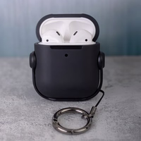 Futrālis austiņām Airpods / Airpods 2 melns
