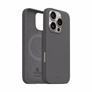Crong Color Cover Magnetic MagSafe vāciņš ierīcei iPhone 16 Pro Max, titāna krāsā