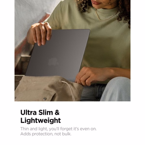 Spigen AirSkin aizsargapvalks MacBook Air 13" 2023 / 2024 / 2025 / 2026 – daļēji caurspīdīgs
