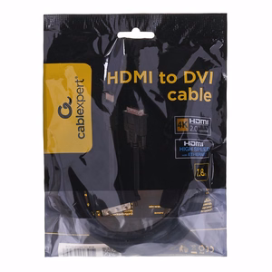 Gembird HDMI/DVI kabelis 1,8m, M/M DVI-D melns