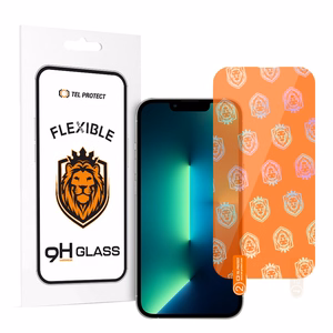 Tel Protect labākais elastīgais hibrīda rūdītais stikls IPHONE 13/13 PRO/14/16E