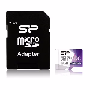 Silicon Power Superior Pro Colorful memory card 128 GB MicroSDXC Class 10 UHS-I + SD adapter (SP128GBSTXDU3V20AB)