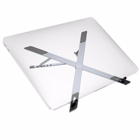 Salokāms klēpjdatora statīvs Hoco HD9 metāliski pelēks