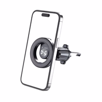 Tech-Protect N53 automašīnas tālruņa turētājs ar MagSafe gaisa ventilācijai - melns