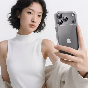 Rock Crystal Shield Sērijas Viedtālruņa apvalks Iphone 17 Pro caurspīdīgs
