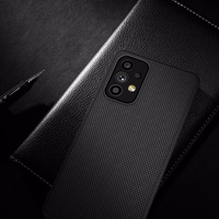 Nillkin Textured viedtālruņa apvalks izturīgs pastiprināts apvalks ar gēla rāmi un neilona aizmuguri Samsung Galaxy A73 melns