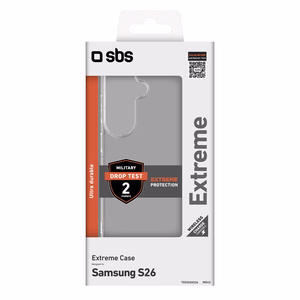 SBS Extreme X2 maciņš priekš Samsung Galaxy S26 caurspīdīgs