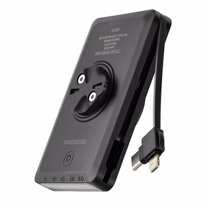 Rockbros JP008 priekšējais velosipēda lukturis ar ārējo akumulatoru 5000mAh 150lm IPX6 - melns