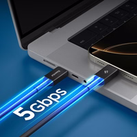 Spigen EB10020CC USB-C kabelis 100W 200cm - Melns