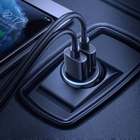 Auto lādētājs Joyroom "C-A06" Balts (2x USB / 3.1A)