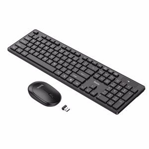 Hoco GM17 bezvadu tastatūras un peles komplekts melns