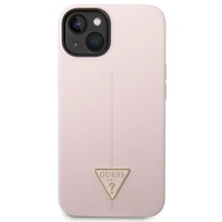 Guess GUHCP14MSLTGU iPhone 14 Plus 6,7 violets / violets kietais viedtālruņa apvalks Silicone Triangle Logo