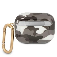 Guess GUAPUCAMG AirPods Pro apvalks melns/melns Camo kolekcija