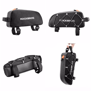 Rockbros 039BK pīta 1 l velosipēda rāmja soma – melna