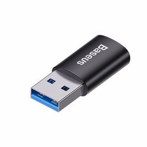 Baseus adapteris Ingenuity USB-A 3.1 uz USB-C melns OTG