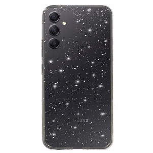 Crystal Glitter Case for Samsung Galaxy A34 5G Silver