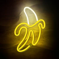 Neon LED Light BANANA white yellow Bat + USB FLNE10 Forever Light