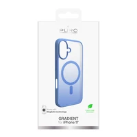 Puro Gradient TPU magnētiskais viedtālruņa apvalks iPhone 17 - zils