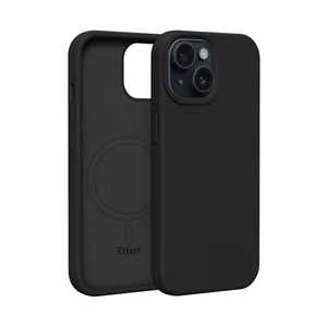 Etteri silikona magnētiskais viedtālruņa apvalks iPhone 13 6,1" melns