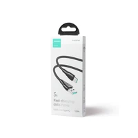 Joyroom Surpass Series A11 USB-A / USB-C 3A kabelis 0.25 m - melns