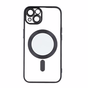 Color Chrome Magnētiskais viedtālruņa apvalks iPhone 12 6,1" melns