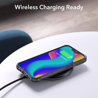 ESR Air Armor viedtālruņa apvalks iPhone 14 Plus - skaidrs melns