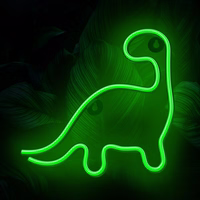Neon LED Light DINOSAUR zaļš NNE01 Neolia
