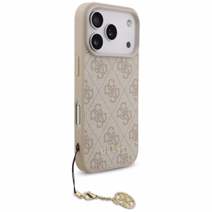 Guess 4G Charms Collection MagSafe Чехол для iPhone 17 Pro - розовый
