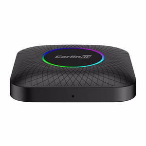 Carlinkit TBOX PLUS LED bezvadu adapteris, 4G/64G, Apple Carplay/Android Auto (melns)