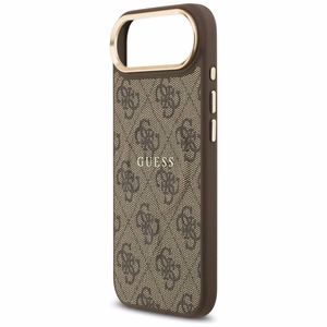GUESS apvalks IPHONE 17 Air saderīgs ar MagSafe GUHMP17MP4MSEGCW (PU 4G ar klasisko) brūns