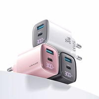 USAMS Tīkla lādētājs CC229 30W GaN USB-C/USB-A Fast Charging XC Series melns CC229TC01