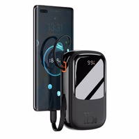 Baseus portatīvais lādētājs 20000mAh Qpow Pro - USB + Type C - PD 22,5W ar Type C kabeli (PPQD060301) melna