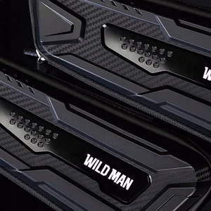 WILDMAN ceļojumu soma zem velosipēda rāmja ar rāvējslēdzēju, 1L, M40, melna