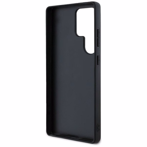 Guess Graudains Liels 4G Logotips Mazs Klasiskais Logotips viedtālruņa apvalks Samsung Galaxy S25 Ultra melna