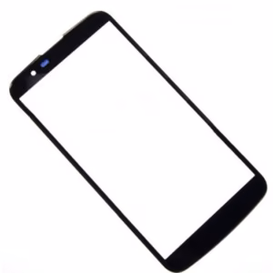 Outer Screen Glass Saderīgs ar LG K10 K420N Melns HQ