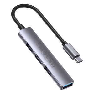 Unitek H1208B USB-C sadalītājs / 3x USB-A 2.0, USB-A 3.0