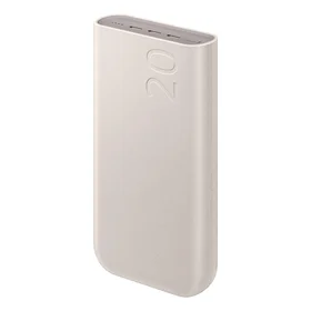 Portatīvais lādētājs Samsung EB-P4520XUEGEU 20000mAh 3x USB-C 45W SFC (smilškrāsas)