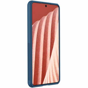 Nillkin Super Frosted Shield Pro izturīgs viedtālruņa apvalks Samsung Galaxy A73 zils