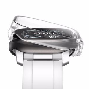 AmazingThing Radix Glass Screen Protector with Case for Apple Watch UItra 3 49mm - Clear