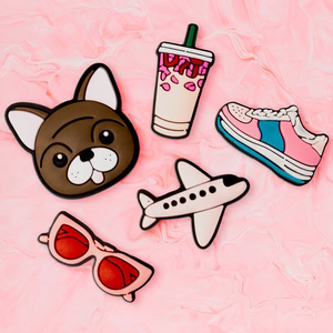3D Sticker rozā 5pcs set