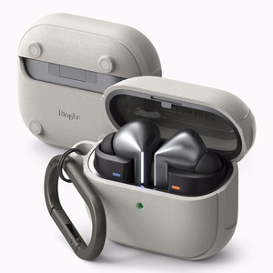 Ringke Onyx Magnētiskais apvalks Samsung Galaxy Buds 3 / 3 Pro austiņām - pelēks