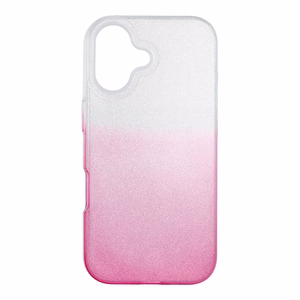 Spīdīgs viedtālruņa apvalks IPHONE 17 caurspīdīgs rozains