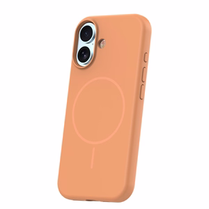 Silicone Thin Mag maciņš iPhone 17 6,3" karameļu
