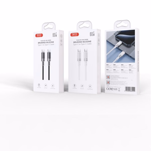 XO kabelis NB-Q282B PD USB-C - USB-C 1,0m 60W melns