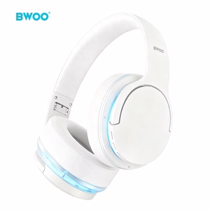 BWOO ANC Wireless Headphone Premuim Sound Quality BW587 White