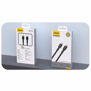 Dudao L9X 30W USB-C - Lightning kabelis 2m - melns