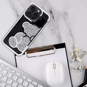 TEDDY BEAR viedtālruņa apvalks IPHONE 11 sudraba krāsas