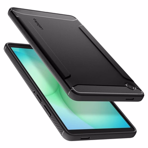 Spigen Rugged Armor macins priekš Samsung Galaxy Tab A11 8.7 X133 / X135 - Melns