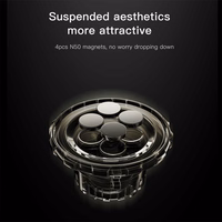 FORCELL F-GRIP IronSecure magnētiskais auto turētājs vējstiklam / paneļim melns